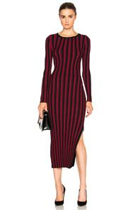 Altuzarra Amelia Dress In Red,stripes