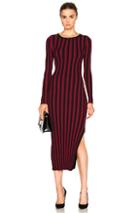 Altuzarra Amelia Dress In Red,stripes