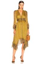 Ulla Johnson Amabelle Dress In Yellow,stripes,floral