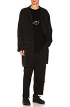 Yohji Yamamoto Coat In Black