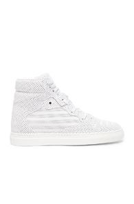 Balenciaga Calfskin Trainers In White