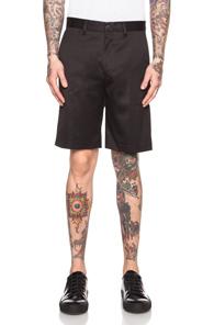 Acne Studios Adrian Cotton-blend Short In Black