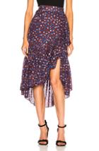 Ulla Johnson Gretchen Skirt In Blue,floral,purple