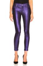 Rta Prince Leather Pant In Purple