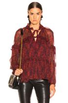 Cinq A Sept Gisele Top In Floral,red