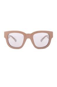 Acne Studios Frame A Sunglasses In Neutrals