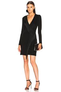 Galvan Tunqui Cocktail Dress In Black