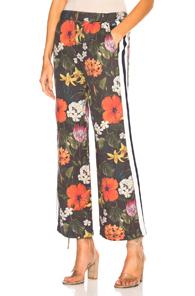 Mother The Quickie Greaser Ankle In Black,floral