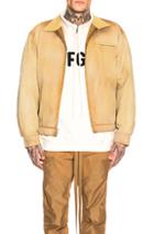 Fear Of God Canvas Work Jacket In Neutral