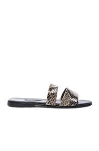 Newbark Roma Iii Sandals In Black,gray,animal Print