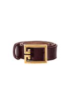 Givenchy Logo Belt In Red,purple