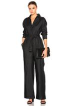 Norma Kamali Box Jumpsuit In Black