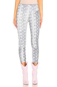 Sprwmn High Waist 3/4 Legging In Animal Print,gray,white
