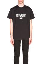 Givenchy Logo Tee In Black