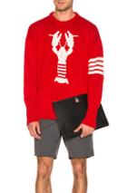 Thom Browne Lobster Icon Pullover In Red