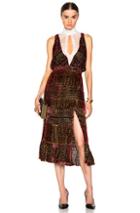 Altuzarra Aurelia Dress In Red,metallics
