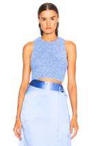 Dion Lee Paper Towel Tank Top In Blue