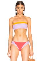 Flagpole Lori Bikini Top In Orange,pink