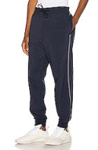 Y-3 Yohji Yamamoto Cuffed Track Pants In Blue