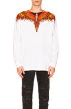 Marcelo Burlon Flame Wing Tee In White