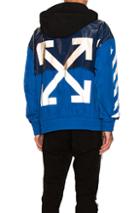 Moncler X Off White Jacket In Black,blue