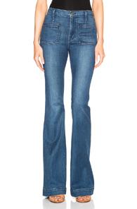 Frame Denim Bardot Flare In Blue