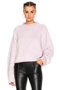 Protagonist Cropped Rollneck Sweater In Purple