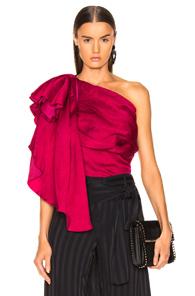 Hellessy Waterfall Top In Pink