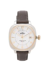Shinola The Gomelsky 36mm In Gray,metallics