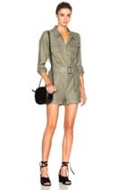 Frame Denim Romper In Green