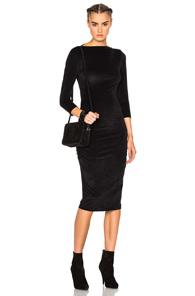 James Perse Boatneck Dress In Black