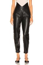 Attico Butterfly Carrot Pants In Black