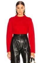 Chloe Iconic Cashmere Crewneck Sweater In Red