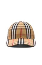 Burberry Vintage Check Baseball Cap In Neutral,plaid