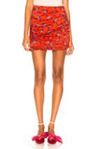 Magda Butrym Reims Skirt In Floral,red