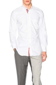 Thom Browne Classic Button Down In White