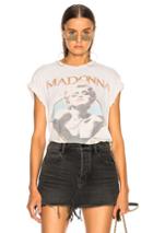 Madeworn Madonna Who's That Girl Tee In White