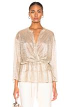 Iro Spacious Top In Metallic