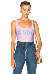 Alberta Ferretti Monday Swimsuit In Purple