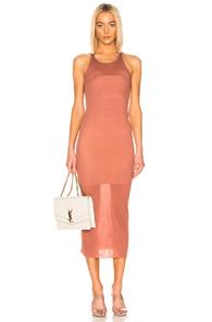 Rick Owens Tank Dress In Pink