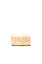 Edie Parker Rebekah Giraffe Clutch In Metallics,animal Print
