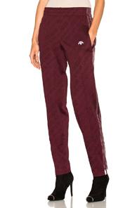 Adidas By Alexander Wang Jacquard Track Pants In Red