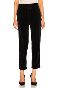 Mother Lounger Ankle Sweatpant In Black