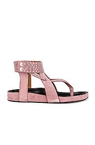 Isabel Marant Ellan Sandal In Purple