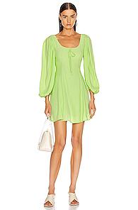 Staud Juniper Dress In Green