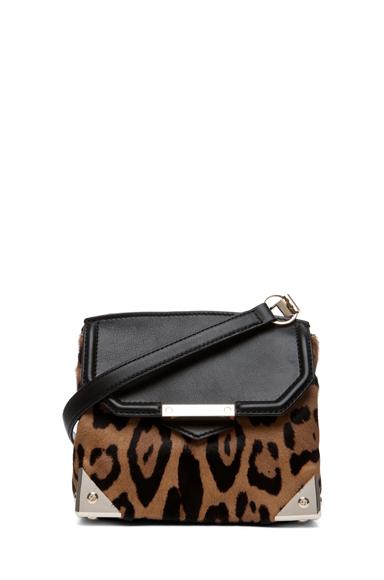 Alexander Wang Marion Leopard Print Satchel In Natural