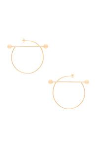 Maria Black 14 Karat Solar Earrings In Metallics