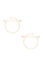 Maria Black 14 Karat Solar Earrings In Metallics