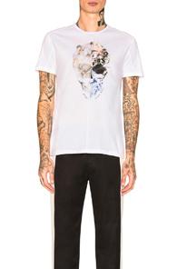 Alexander Mcqueen Skull Tee In White