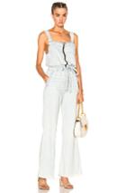 Nsf Bailey Jumpsuit In Blue,stripes,white